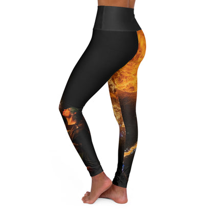 Fire Breather Candy Infaerna All Over Print High Waisted Yoga Leggings Merchandise