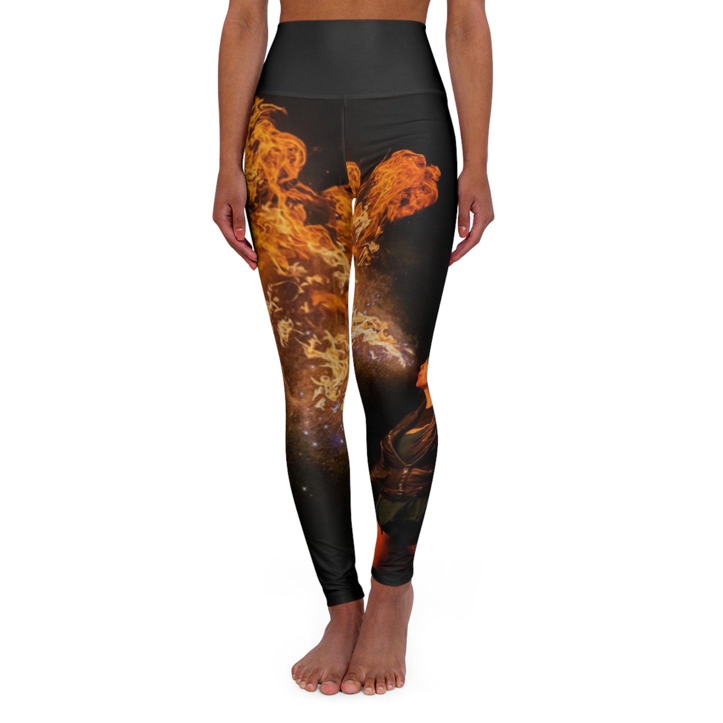 Fire Breather Candy Infaerna All Over Print High Waisted Yoga Leggings Merchandise