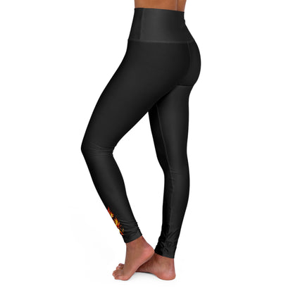 Candy Infaerna Fire Fairy Sorceress Logo Print High Waisted Yoga Leggings