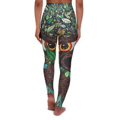 Leg Print Hand Drawn Deku Scrub All Over Print High Waisted Yoga Leggings